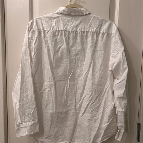 Quince 100% Organic Cotton Poplin Maternity Long Sleeve Shirt - Picture 6 of 7